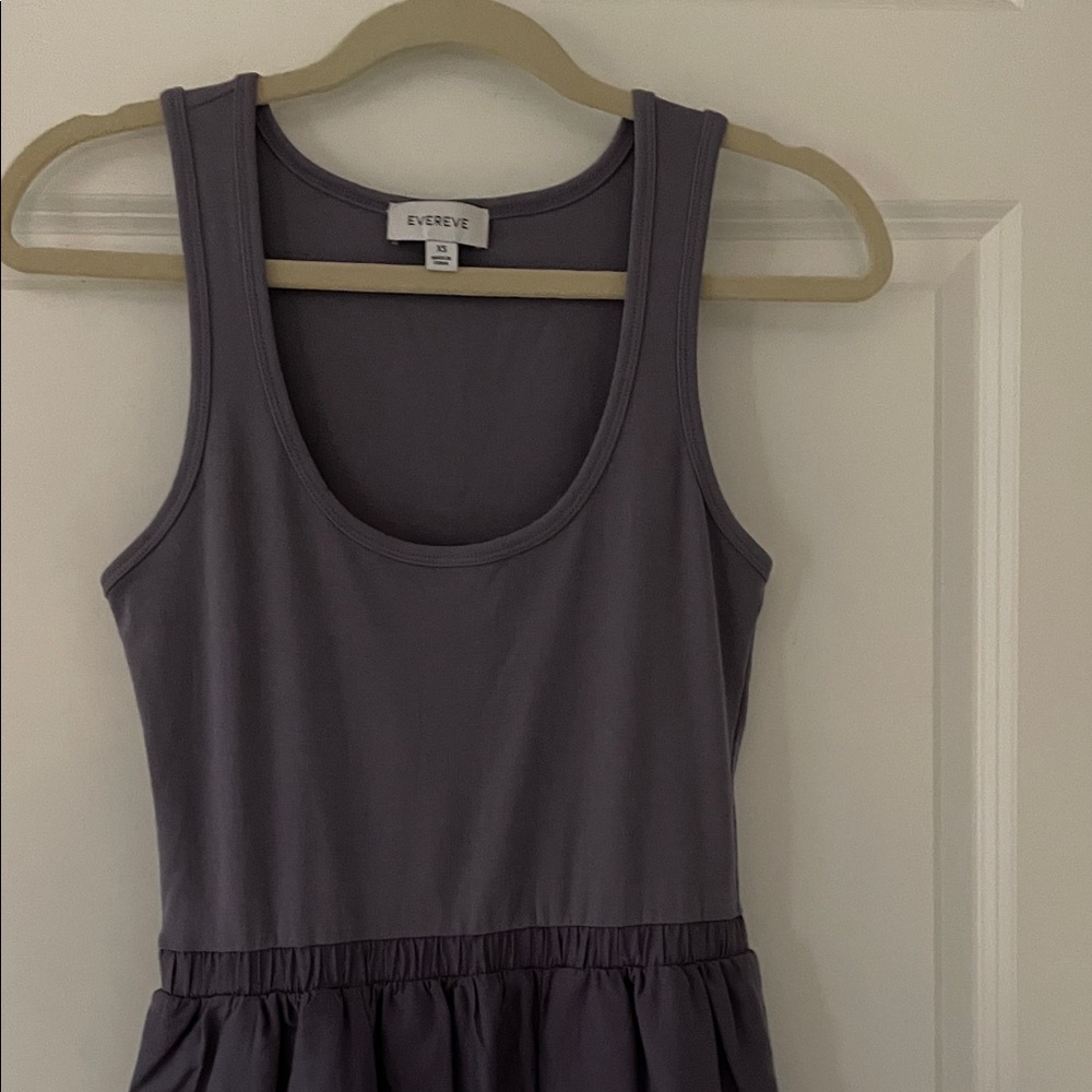 EVEREVE Purple Marguerite Tank Dress